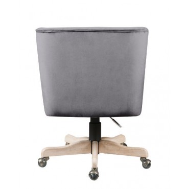 93071-1 Acme Furniture Cliasca Gray Velvet Office Chair